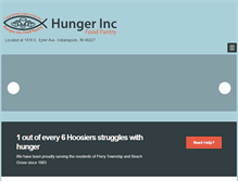 Tablet Screenshot of hungerinc.org